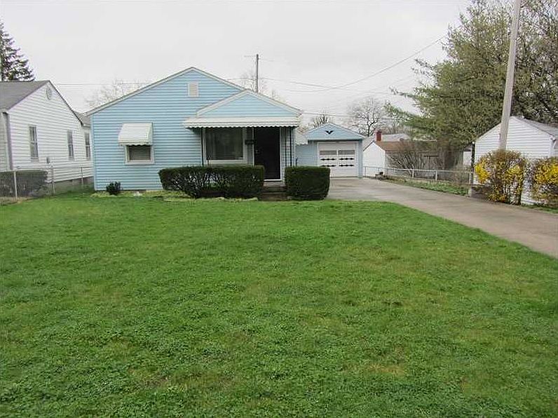 Front view with a great yard