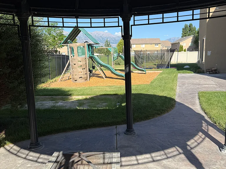 Backyard View From the Gazebo / West Side of the Yard