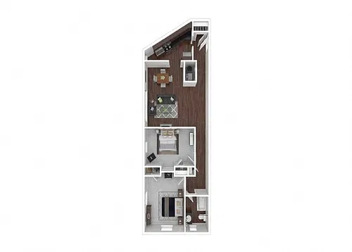 Floor plan Two Bedroom
