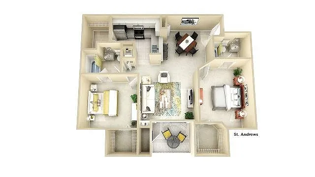 Floor plan St. Andrews - B2