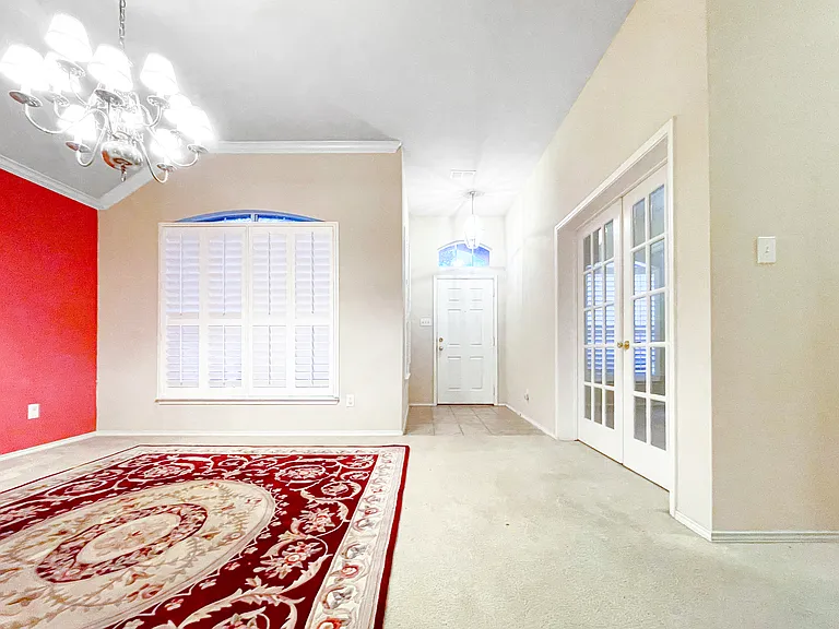 Entry, Office or 4th Bedroom, and Dining Room