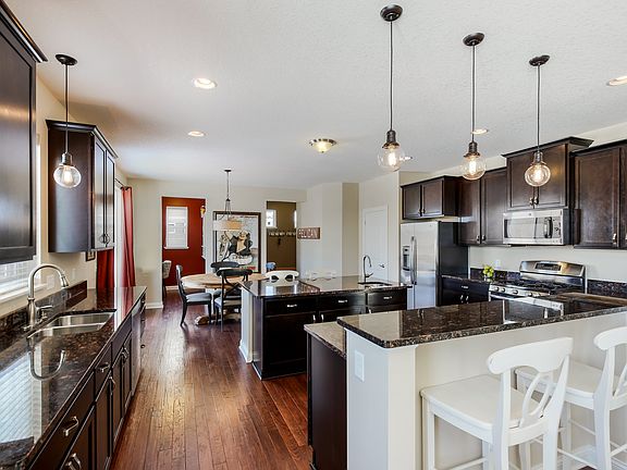 Kitchen with double islands