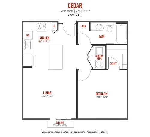 Floor plan Cedar