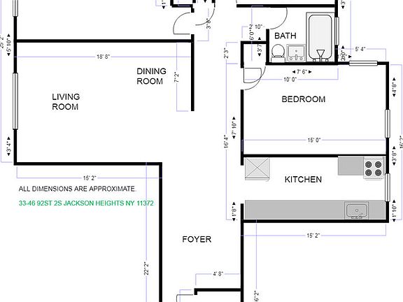 3rd image of 33-46 92nd St #2S