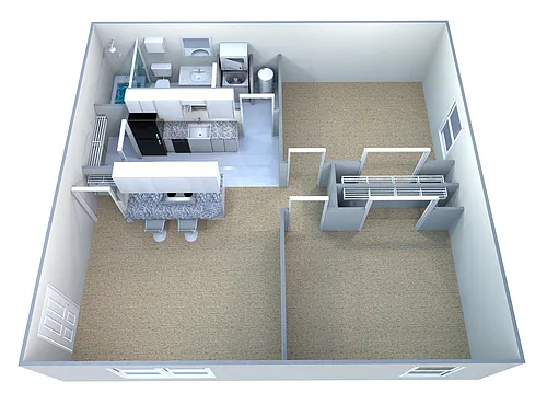 Floor plan Standard - 2BR
