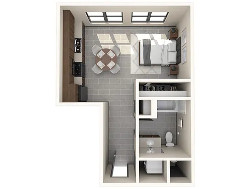 Floor plan Studio
