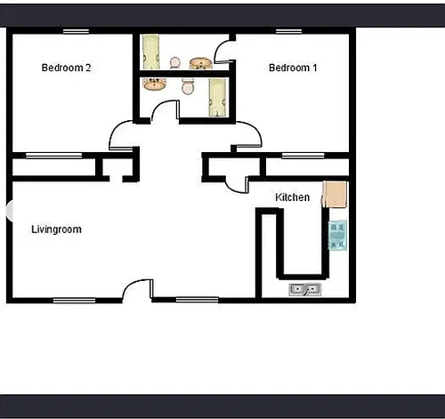 Floor plan The Island Model