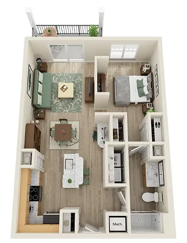 Floor plan The Harrison