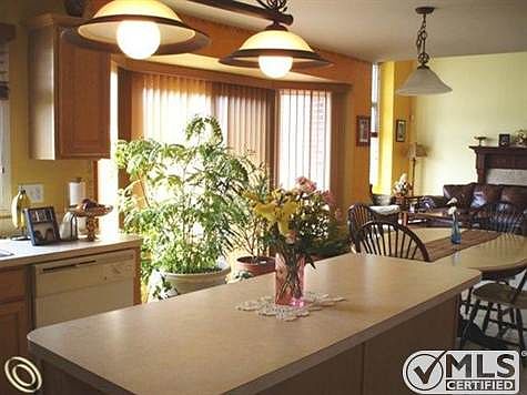 view of great room from kitchen