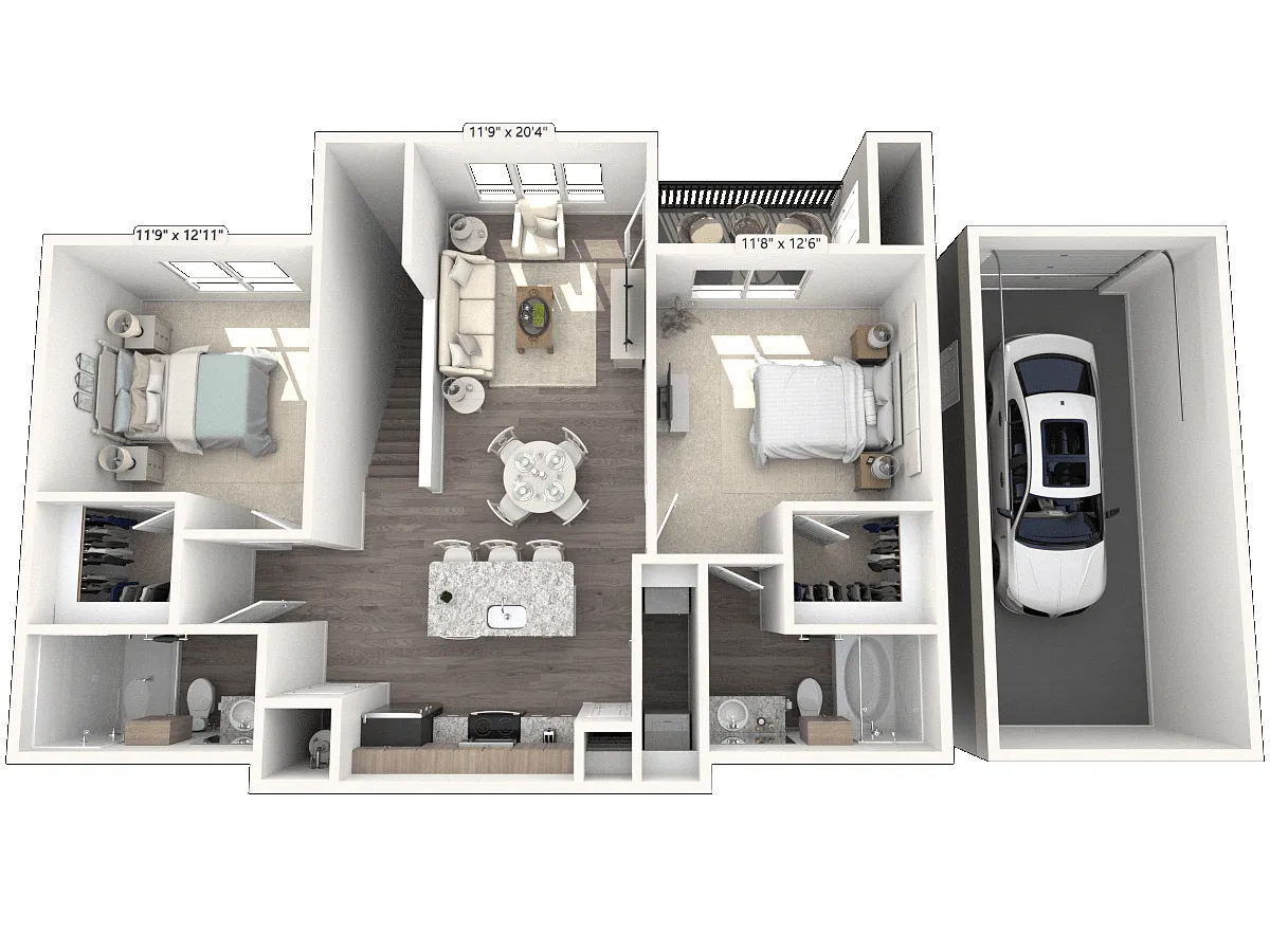 Floor plan B3