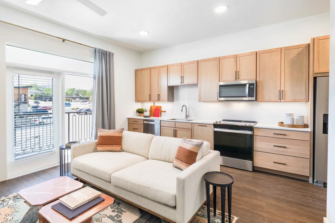 Spacious, well-lit apartment homes featuring oversized windows.