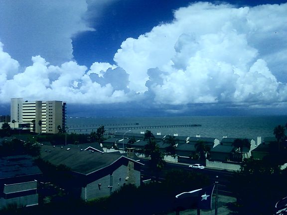 View from bedroom window