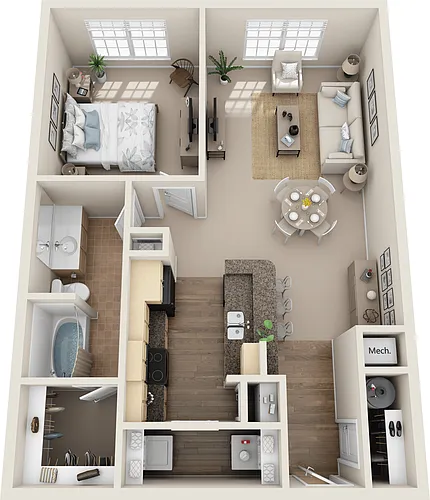 Floor plan A1A