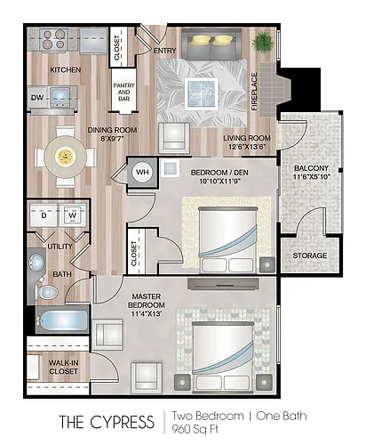 Floor plan The Cypress