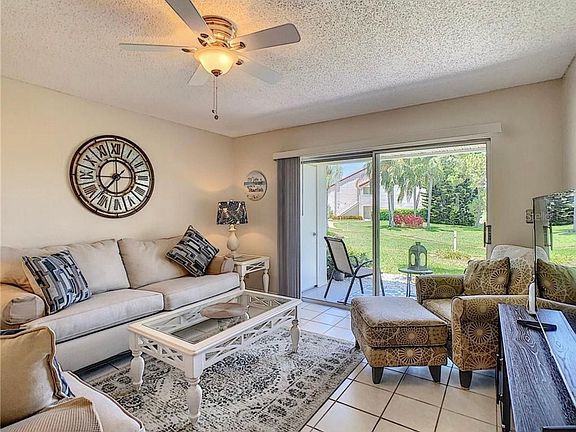 Relax and watch TV or enjoy the views of the golf course steps away from your back door.