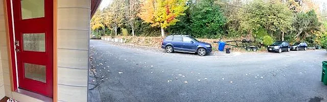 Panorama View of Street Parking
