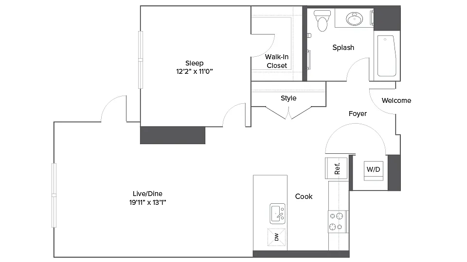 Floor plan A20T
