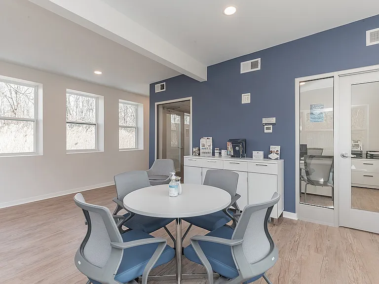 Embrace the elegance of this chic office space with abundant natural light and contemporary design.