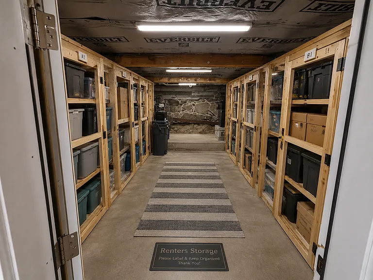 Heated storage unit on site 10x12