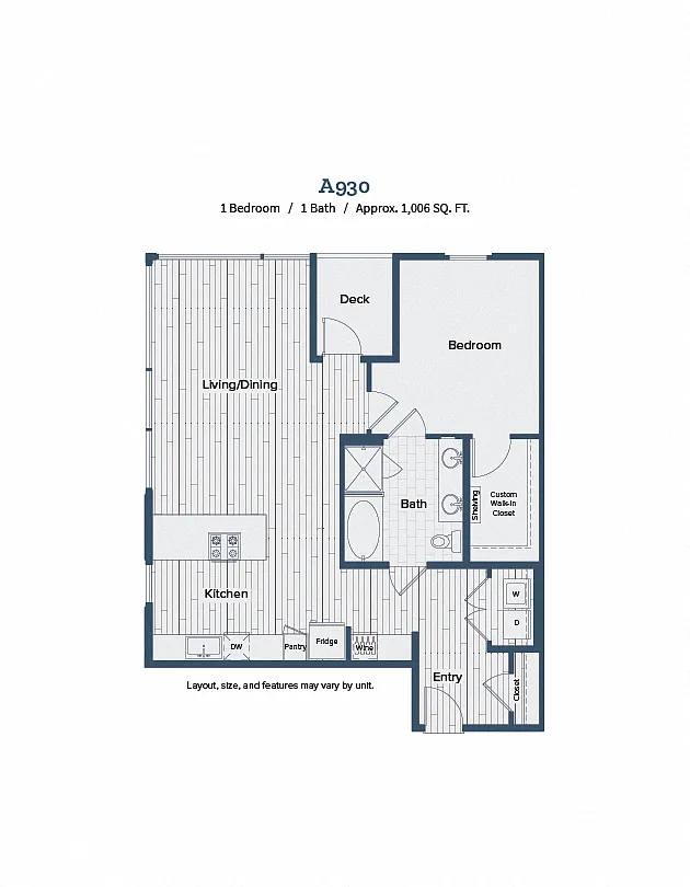 Floor plan A930