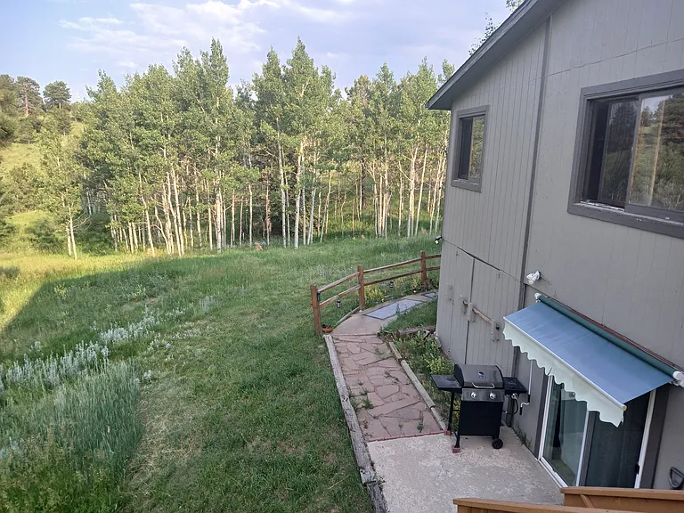 This is a view of rental apartment entrance.