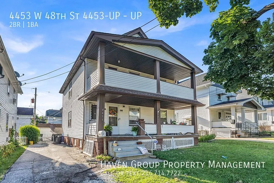 4453 W 48th St | UP, Cleveland, Ohio, 44144 - Spacious 2-bed 1-bath multi-family home! — Photo 2
