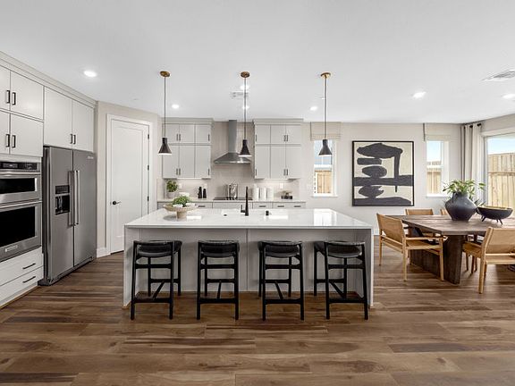 Bright kitchen with abundant cabinet space