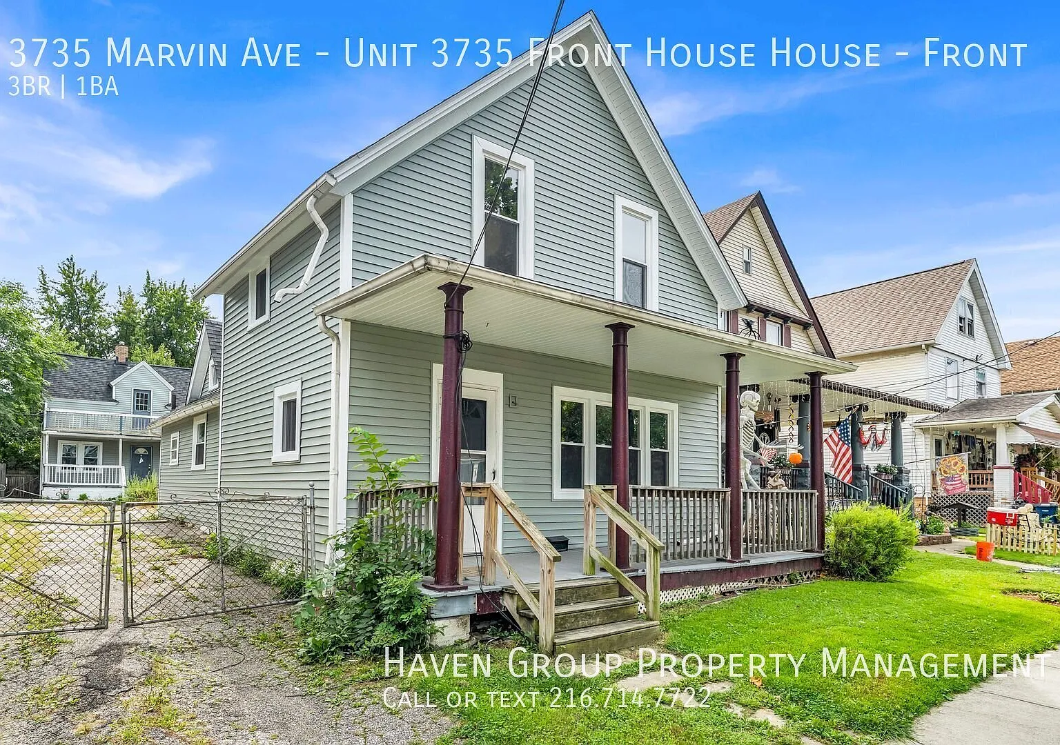 3735 Marvin Ave | Front House, Cleveland, OH 44109 - Spacious 3-bed 1-bath multi-family home! — Photo 2