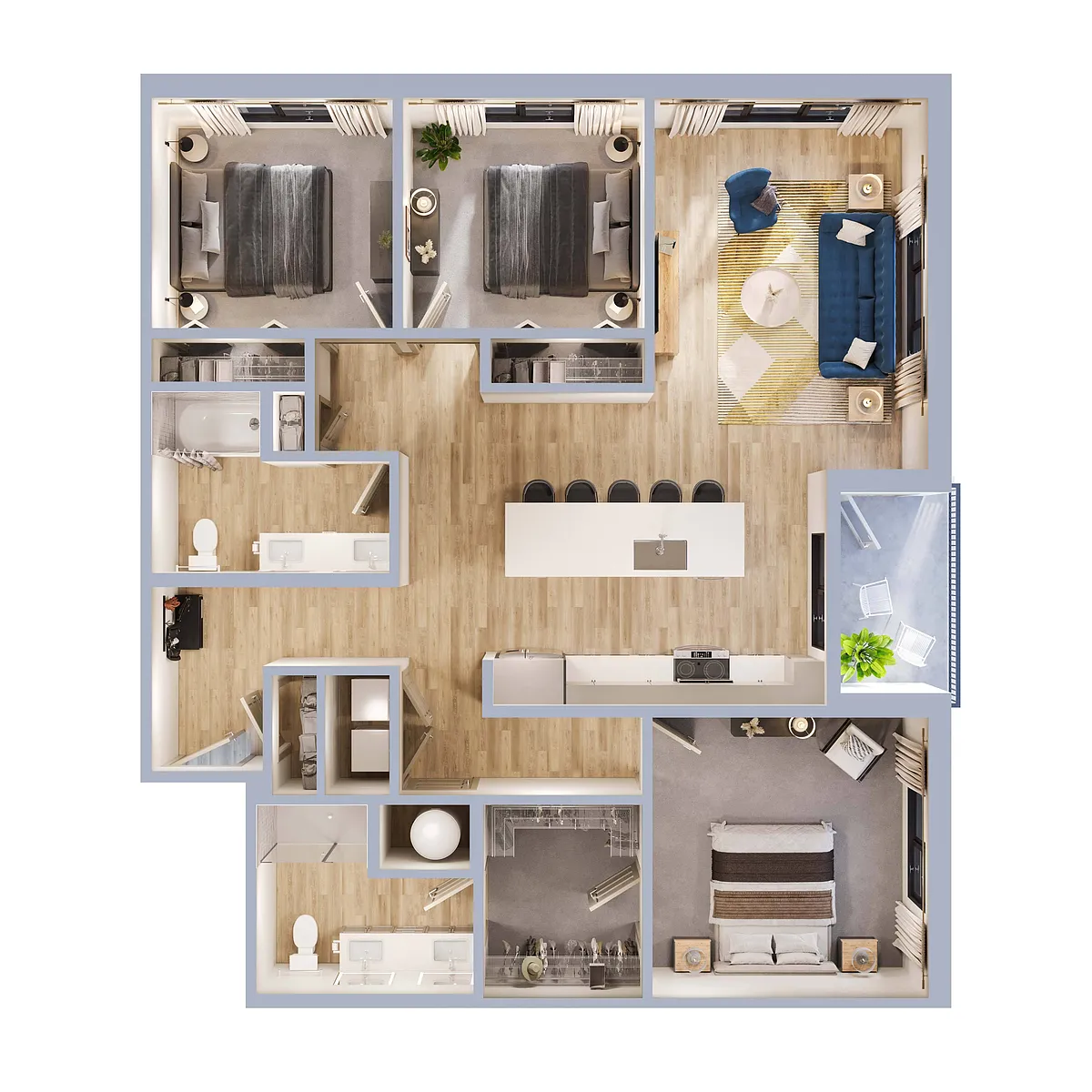 Floor plan C1