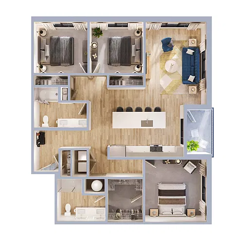 Floor plan C1