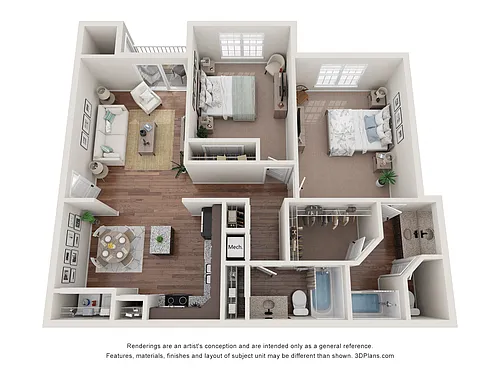 Floor plan Waverly