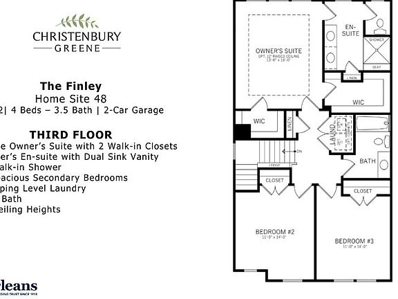Finley Front Entry Floorplan 4