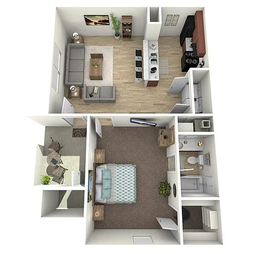 Floor plan 1X1