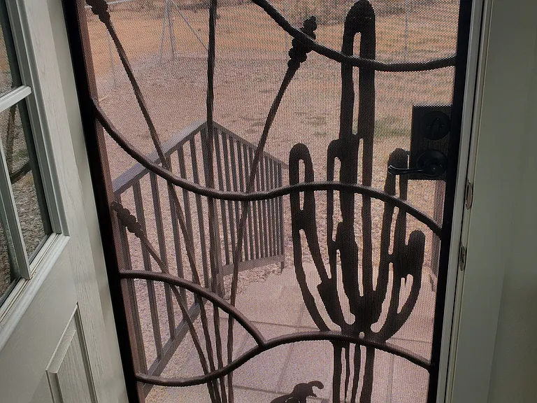 FRONT HEAVY-DUTY CUSTOM-MADE SECURITY DOOR
