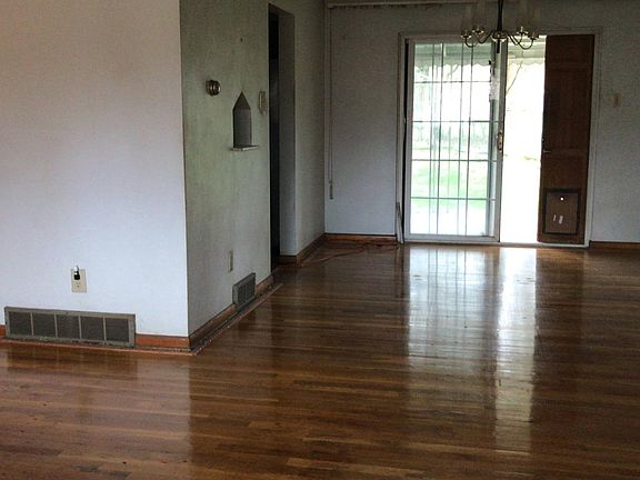 Dining area opens to back yard.
