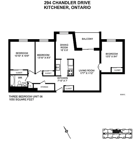 Floor plan 806