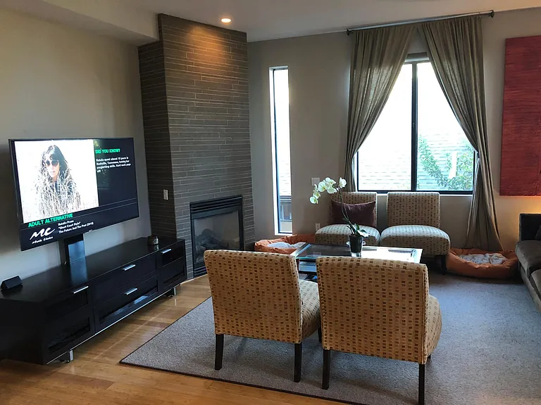 Living Room. (House comes unfurnished).