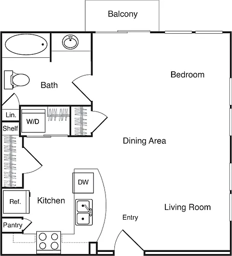 Floor plan Studio - C