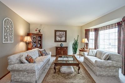 Formal Living with Bay Window