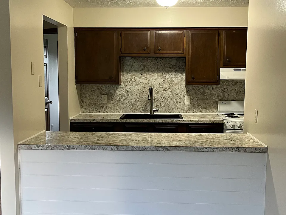 kitchen - view from living room
