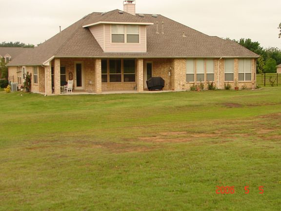 Rear View over 1 acre