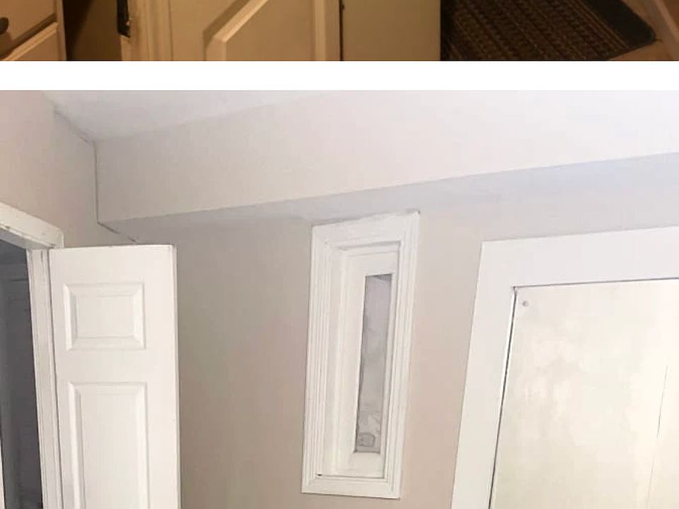 Exterior entry into interior entry of unit.