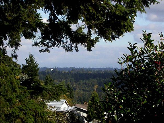 Deck View. North Cascades and Mt Baker