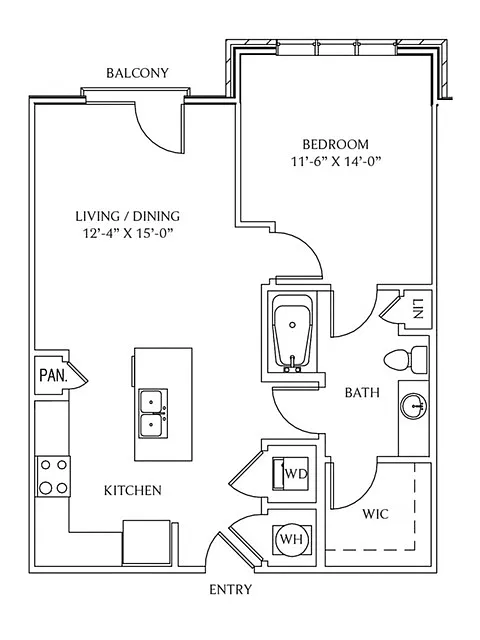 Floor plan A6T1