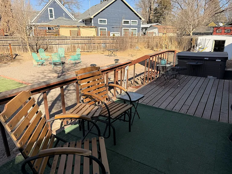 Huge yard and deck area