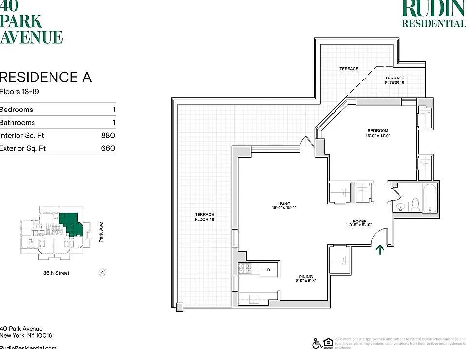 40 Park Ave #19A