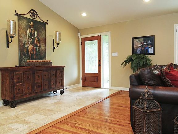 Entrance to  extensively updated home.