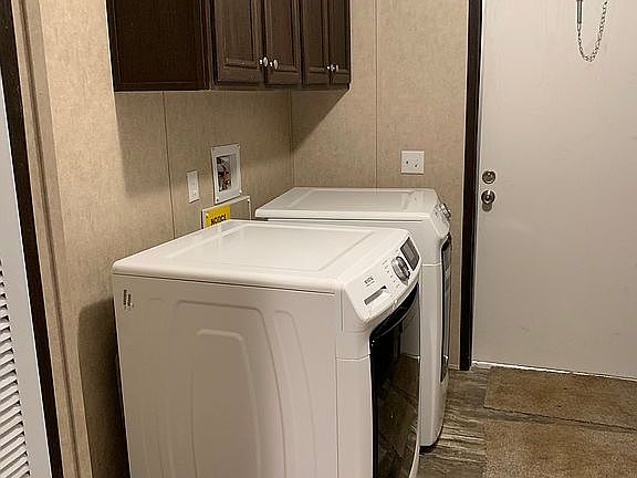 Washer & dryer area