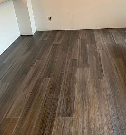 new waterproof wood floors throughout