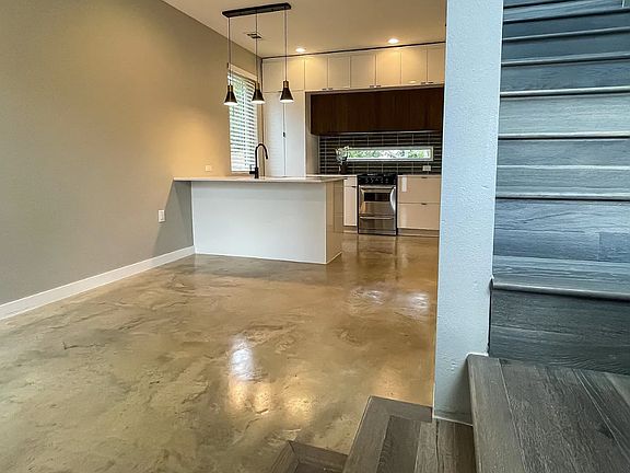 living room and Kitchen